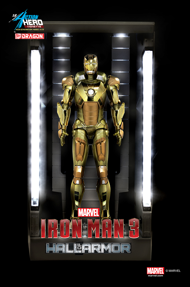 38136 - 1/9 Iron Man 3 - Hall of Armor Mk.XXI Midas Multi-Poseable 