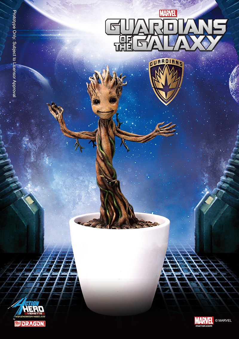 38138 - 7 ver. Guardians of the Galaxy Baby Groot (individual) - Action  Hero Vignette