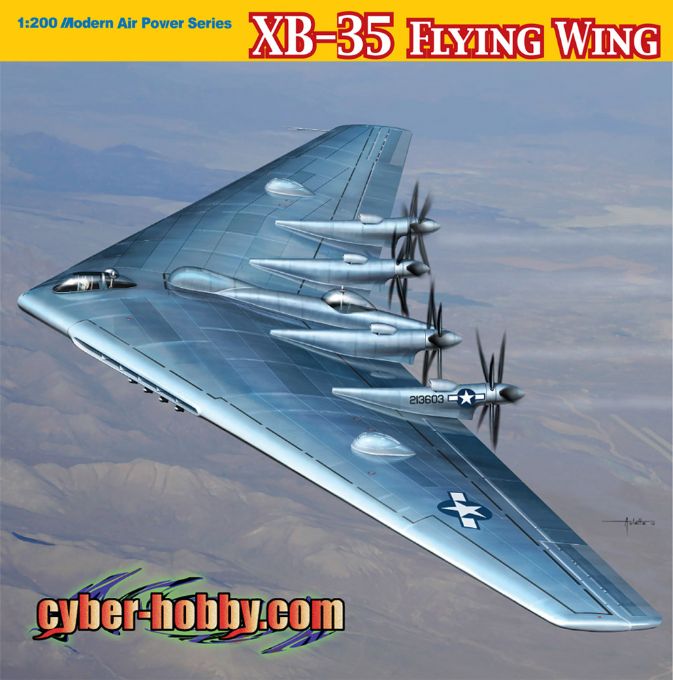 2012 - 1/200 YB-49 Flying Wing - Cyber-Hobby Plastic Model Kits