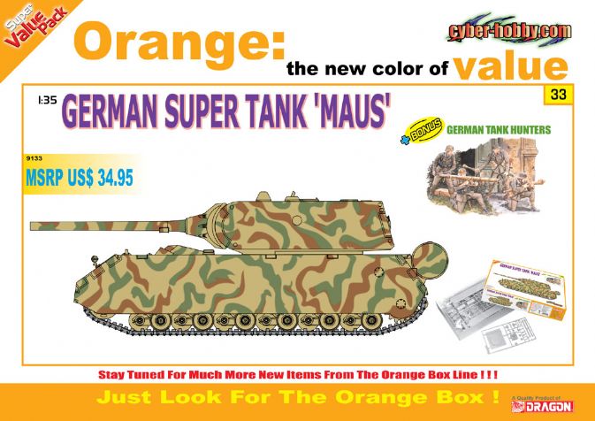 9133 - 1/35 German Super Tank 
