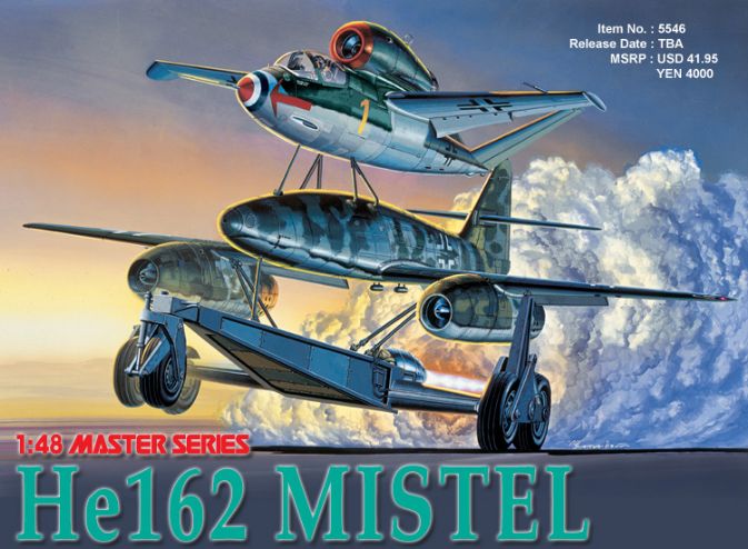 5546 - 1/48 He162 Mistel - Dragon Plastic Model Kits