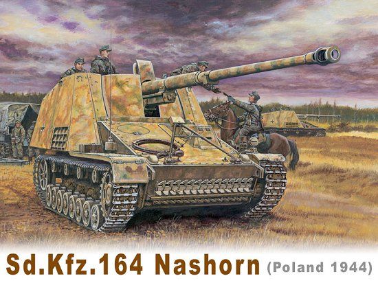 DRAGON 1/35 6459 Sd.Kfz.164 Nashorn Bonus:Metal Barrel / Crew 