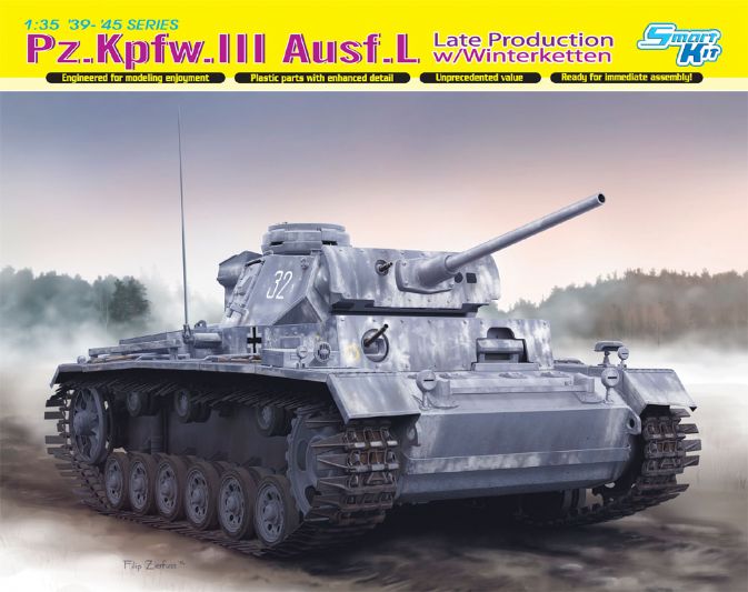 6604 Dragon 1/35 Scale PzKpfw III Ausf M Tank Parts Tree A from Kit No