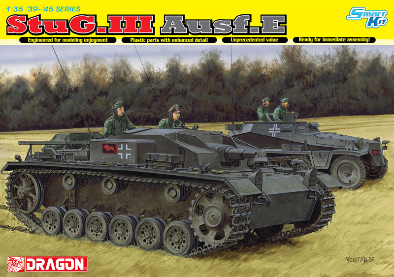 6688 - 1/35 StuG.III Ausf.E - Smart Kit - Dragon Plastic Model Kits