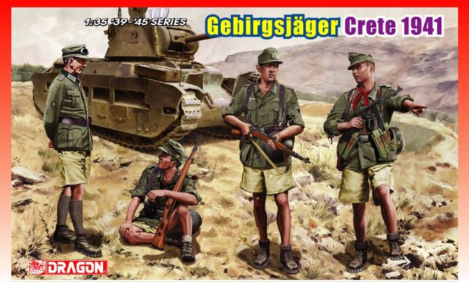 1:35 Dragon Models Gebirgsjager Crete 1941