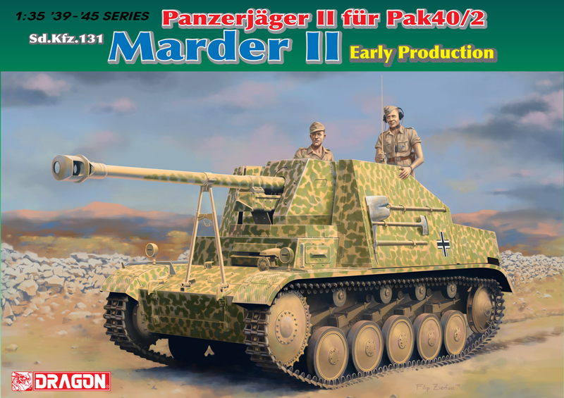 6769 - 1/35 Panzerjager II fur Pak 40/2, Sd.Kfz.131 Marder II