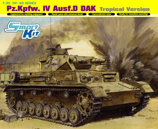 6779 1 35 Pz Kpfw Iv Ausf D Dak Tropical Version Dragon