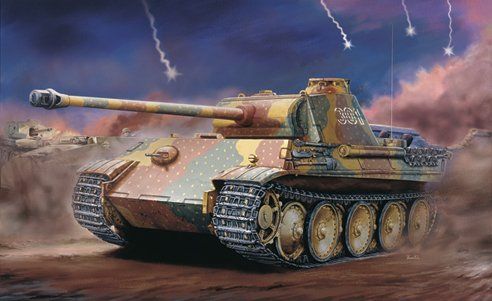 7206 - 1/72 Sd.Kfz.171 Panther G Late Production - Dragon Plastic 