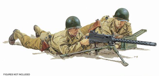 1:6 Scale Action Figure DRAGON WW2 US ARMY MACHINE GUN .30 CAL MODEL M1919-A4 