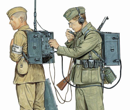 army opérateur radio main piquets DID dragon in dreams 1:6TH échelle WW2 u.s 