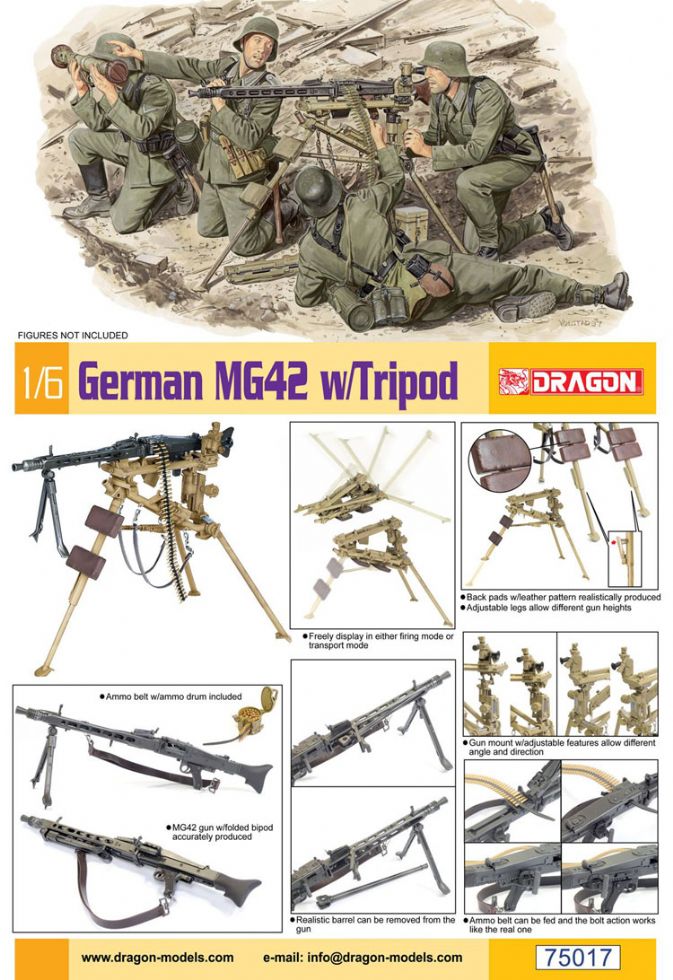 DRAGON Brown 1/6 German MG Accessory Case Lot Of Six 