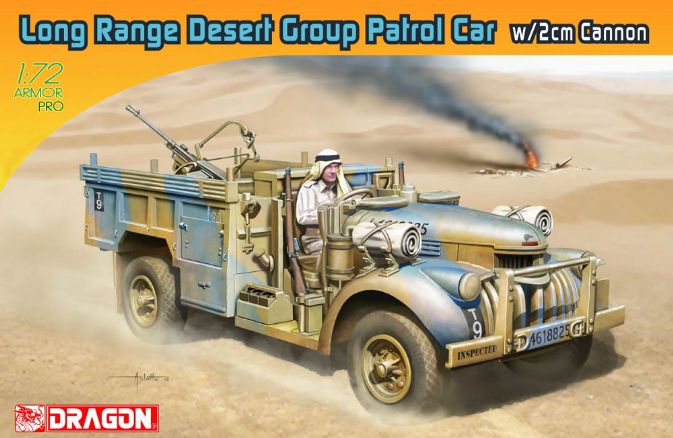 WWII BRITISH LRDG Long Range Desert Group 1/72 NON DIECAST MODEL Jeep PMA 
