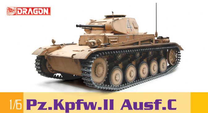75045 - 1/6 Pz.Kpfw.II Ausf. C - Dragon Plastic Model Kits