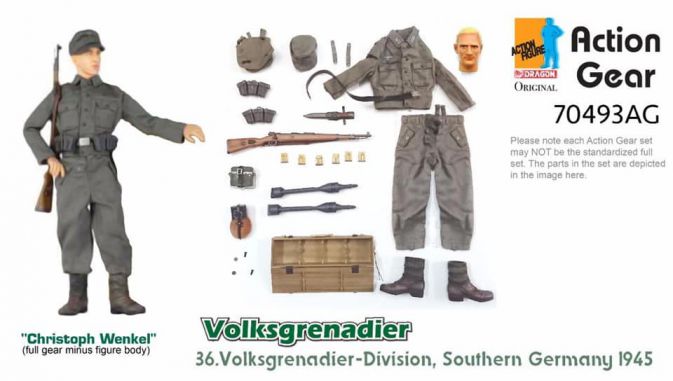 ag 1 6 Dragon Original Action Gear For Christoph Wenkel Volksgrenadier 36 Volksgrenadier Division Southern Germany 1945 ag Dragon Action Figures