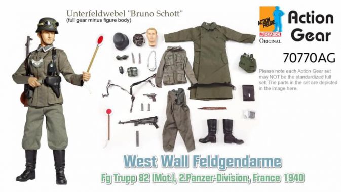 70770AG - 1/6 Dragon Original Action Gear for Unterfeldwebel 