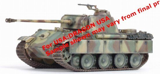 DRAGON ARMOR 60011 WWII Panther G Late Production Berlin Defense Last Panther 