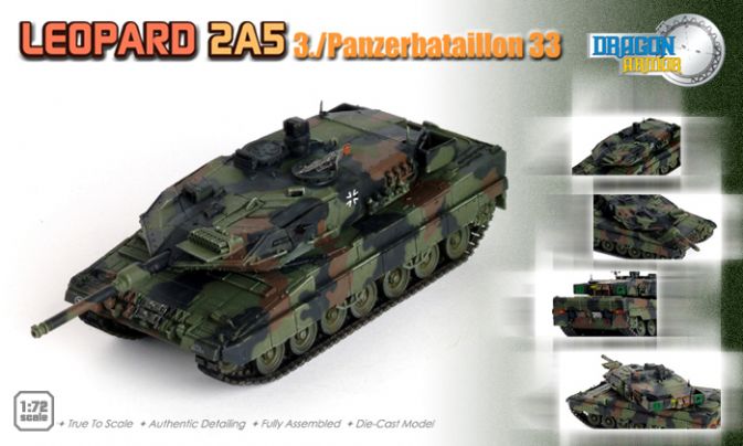 60051 - Leopard 2A5, 3./Panzerbataillon 33 - Dragon Armor