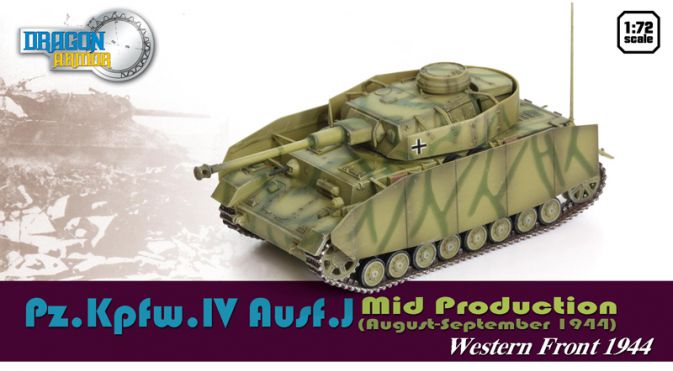 j Mid Prod AUG/SEPT Western Front 1944 60657 Dragon Armour 1/72 Panzer IV Ausf 